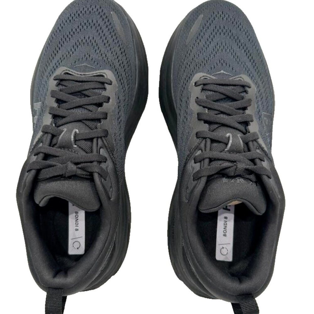HOKA Men's Bondi8 WIDE Running Shoes Sneaker 1127953 BLACK WIDE SIZES - Picture 11 of 11